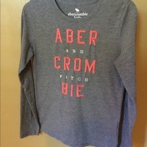 Abercrombie Kids long-sleeve tee. 13/14